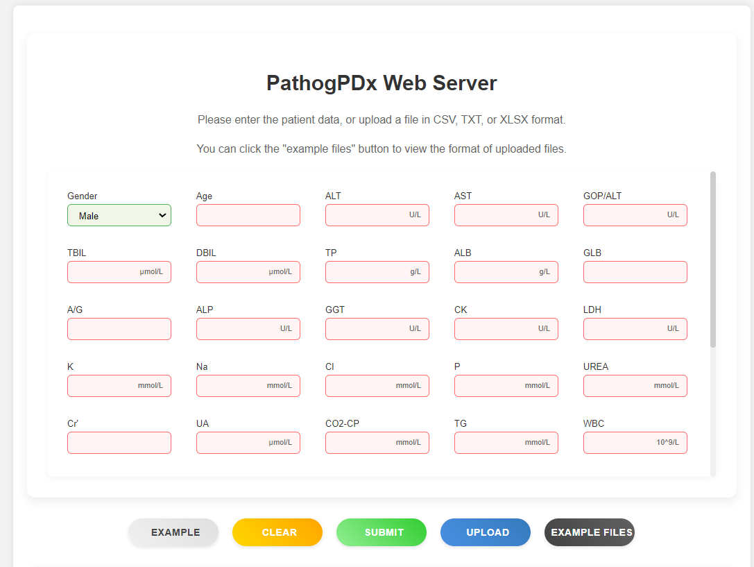 PathogPDx Interface
